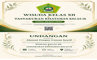 WISUDA KELAS XII DAN TASYAKURAN KHATAMAN KELAS IX